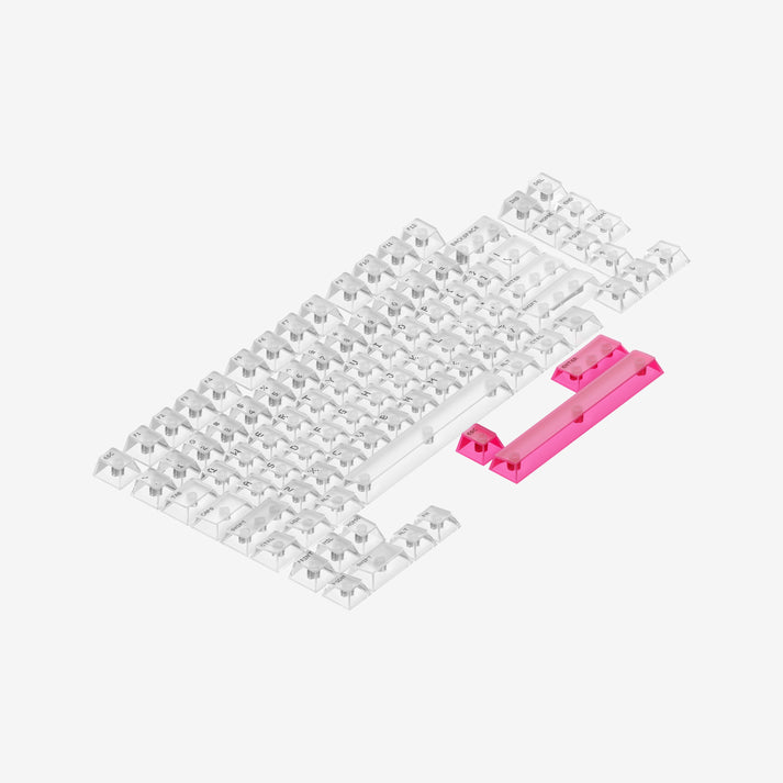 NuPhy Cherry profile DOT Matrix Transparent PC Keycaps