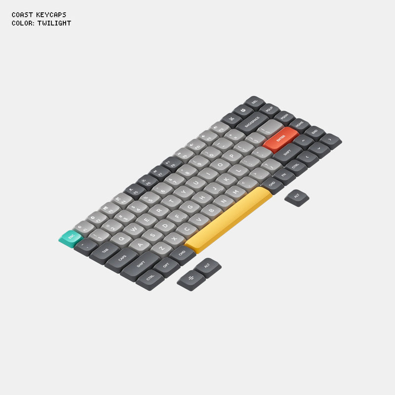 NuPhy Air75 COAST PBT Keycaps EN (Twilight)